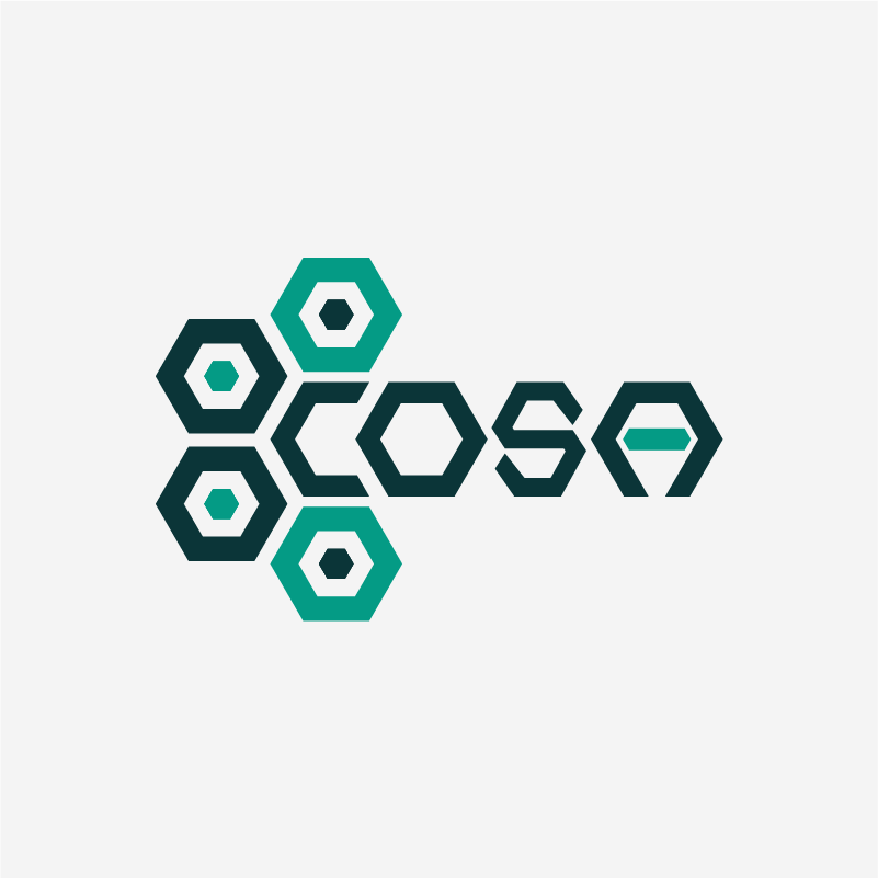COSA Digital Logo - Hexagonal Structure
