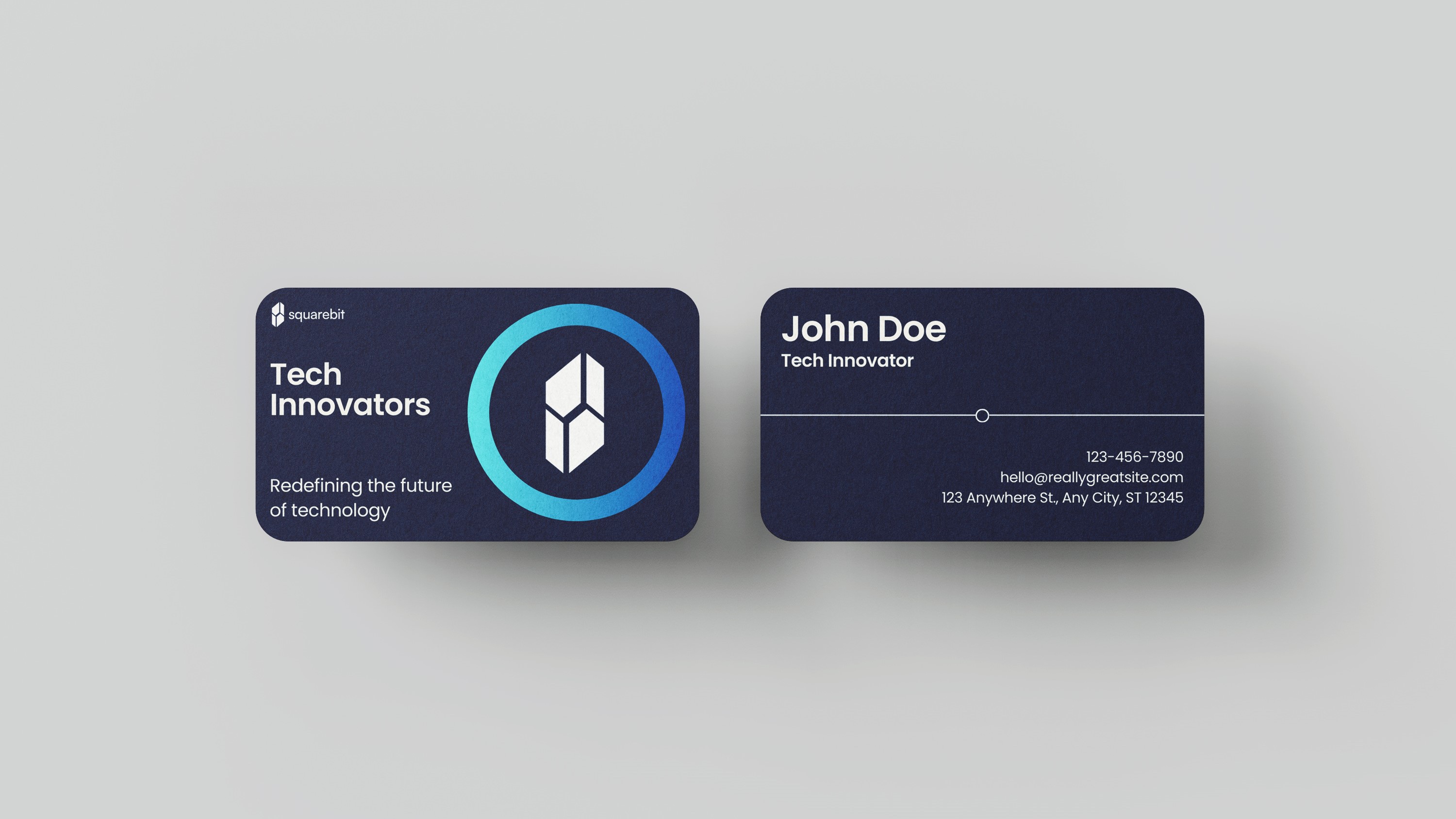 Squarebit Business Card Mockup